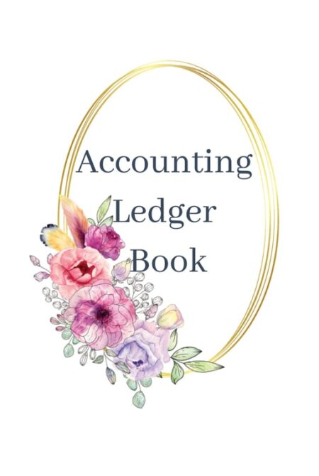 Accounting Ledger - White-Lavender Floral