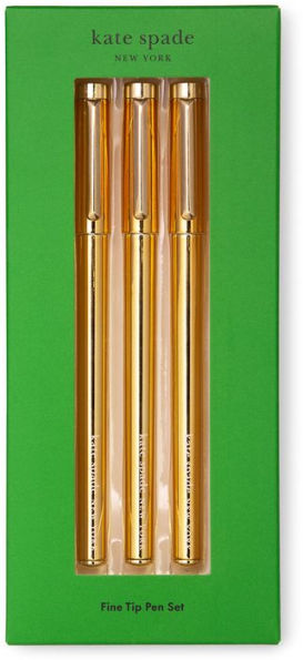 Kate spade New York  Fine Tip Pen Set - Gold